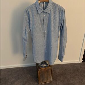 Calvin Klein Blue Casual Button Down Shirt